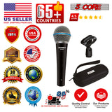 5 Core Microphone Professional Dynamic Mic Karaoke Singing XLR Wired Micrófono