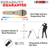 5Core XLR Microphone Dynamic Mic Karaoke Singing Studio Mics Handheld Microfono