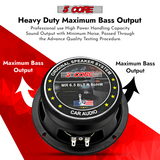 5Core 6.5 Inch Midrange Speaker + Tweeter Combo  500W PMPO 8Ohm Subwoofer 300W PMPO Tweeters