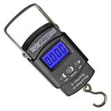 5Core Digital Fishing Scale 110lb/50kg Hanging Luggage Weighing Scales w Measuring Tape