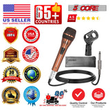 5Core XLR Microphone Dynamic Mic Karaoke Singing Studio Microfono Handheld Mics