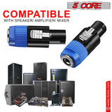 5 Core Speakon Adapter High Quality Audio Jack Male Audio Pin Speaker Adapter Connector