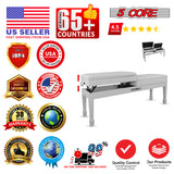 5 Core Duet Piano Bench 3.5 Inch Padded Cushioned Stool Wooden Heavy Duty Musician Chair w Storage