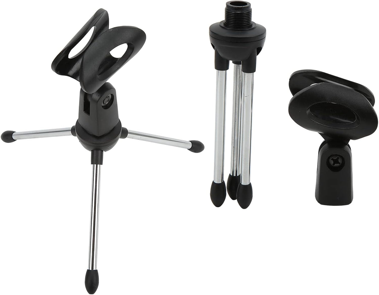 5Core Desktop Mic Stand Universal Desk Microphone Holder Table Top Tripod Stands
