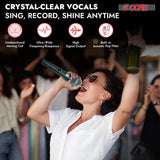 5 Core Microphone 2Pc Dynamic Karaoke XLR Mic Cardioid Unidirectional Handheld Wired Microfono