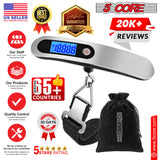 5 Core Digital Luggage Scale Weight Scale Travel Hanging Baggage Weighing Machine