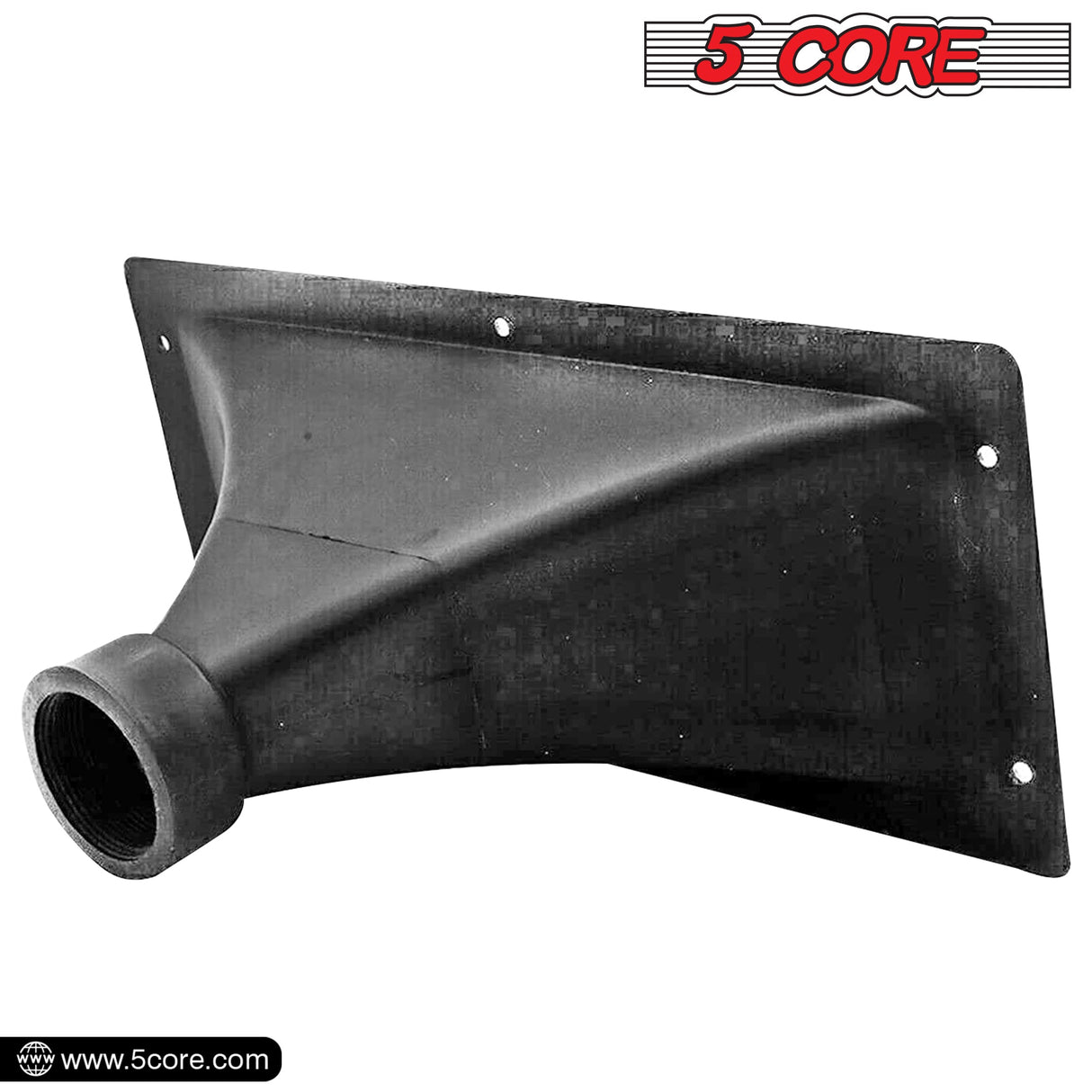 5Core Screw On Compression Driver Horn Tweeter Throat 4X10 Heavy Duty Construction