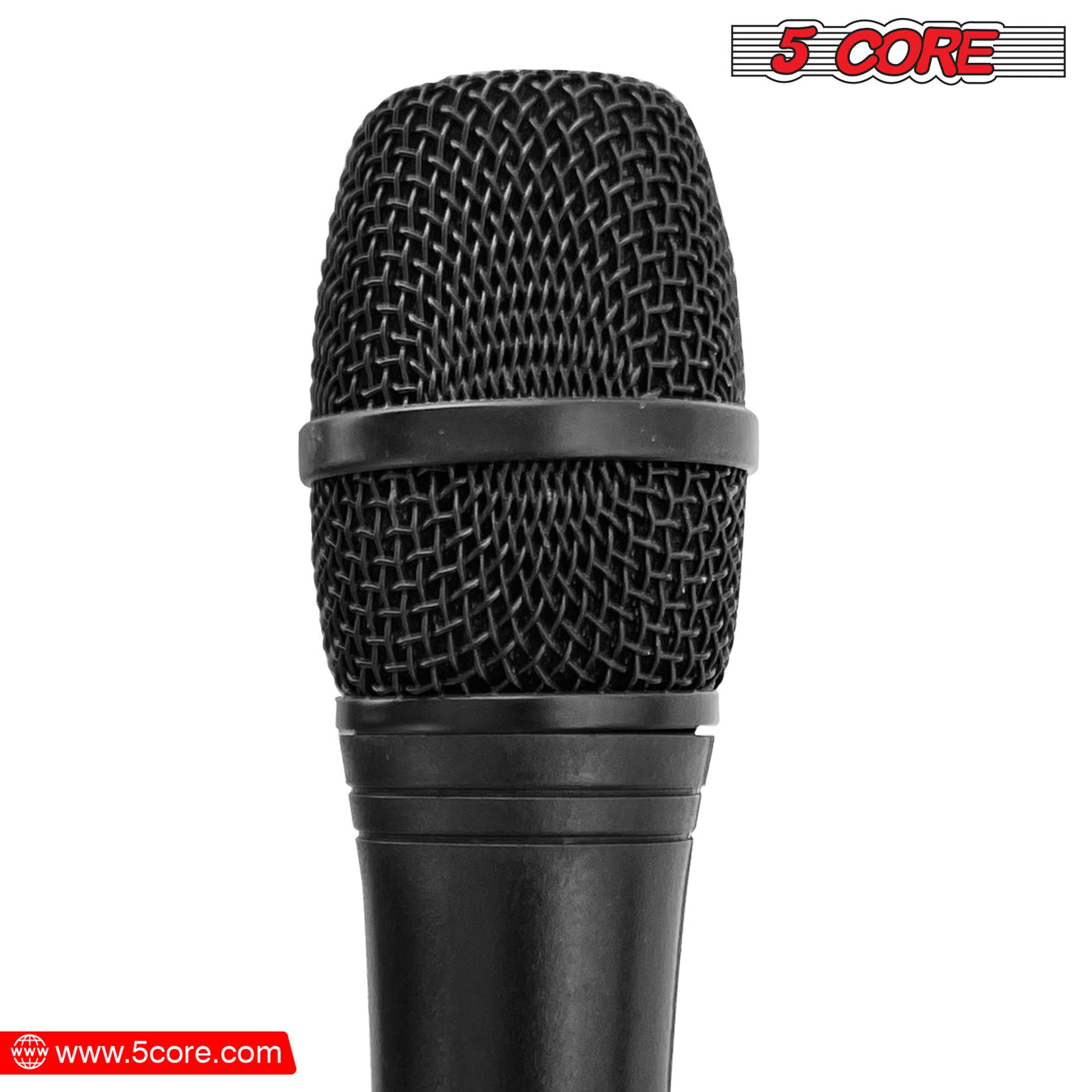 5Core Wireless Microphone VHF Fixed Dual Frequency Microfono Inalambrico 100FT Range