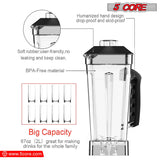 5Core Juicer Blender Machines 2000W Countertop Kitchen Smoothie Maker w 68oz Jar