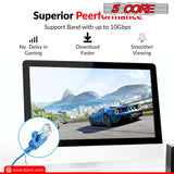 5Core Cat 6 Ethernet Cable Long Computer Internet Cables WiFi RJ45 Cord for Gaming