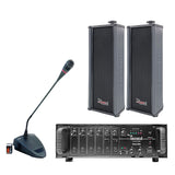 5Core Outdoor Speakers Stereo In Wall 100W Peak Passive Home Audio System 2 Pieces
