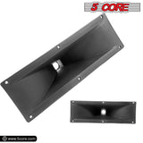 5 CORE 15x5 Rectangle 4Pcs Plastic Screw-On Horn for Assorted Speaker Cabinets 34mm Throat HISE 15X5 1PC