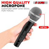 5Core XLR Microphone Dynamic Mic Karaoke Singing Studio Microfono Handheld Mics