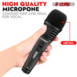 5Core XLR Microphone Dynamic Mic Karaoke Singing Studio Microfono Handheld Mics