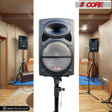 5 Core Speaker Stand Tripod Heavy Duty Adjustable 60" Universal Mount for PA DJ Studio