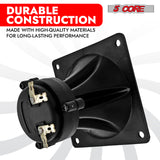 5Core Tweeter 3.25" x 3.25" 40W Component Square Driver Replacement Piezo Super Horn 8 PIECES