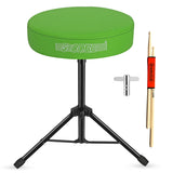 5 Core Drum Throne 3" Thick Padded Memory Foam Comfortable Drummer Stool 330Lb Capacity Adjustable