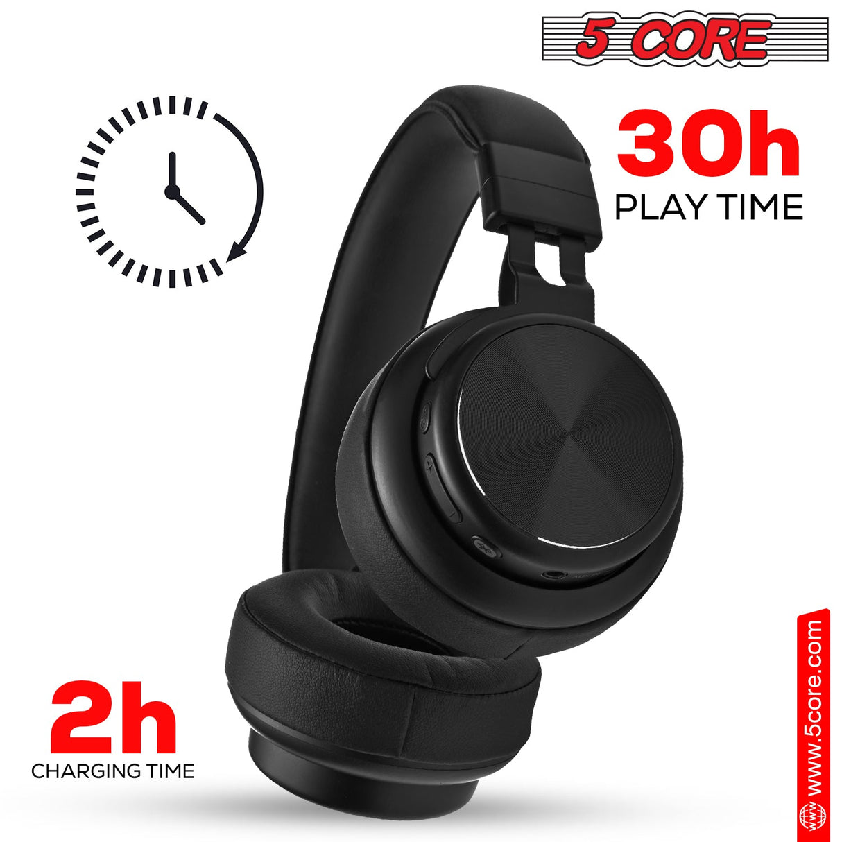 5Core Bluetooth Headphones Wireless Noise Cancelling Audifonos Inalambricos