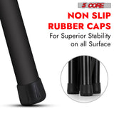 5Core Speaker Stand Tripod Tall Adjustable 72 Inch DJ Studio Monitor Stands Pole Mount BLACK