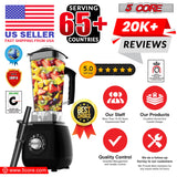 5Core Juicer Blender Machines 2000W Countertop Kitchen Smoothie Maker w 68oz Jar