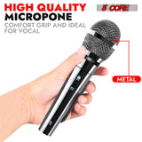5Core XLR Microphone Dynamic Mic Karaoke Singing Studio Microfono Handheld Mics