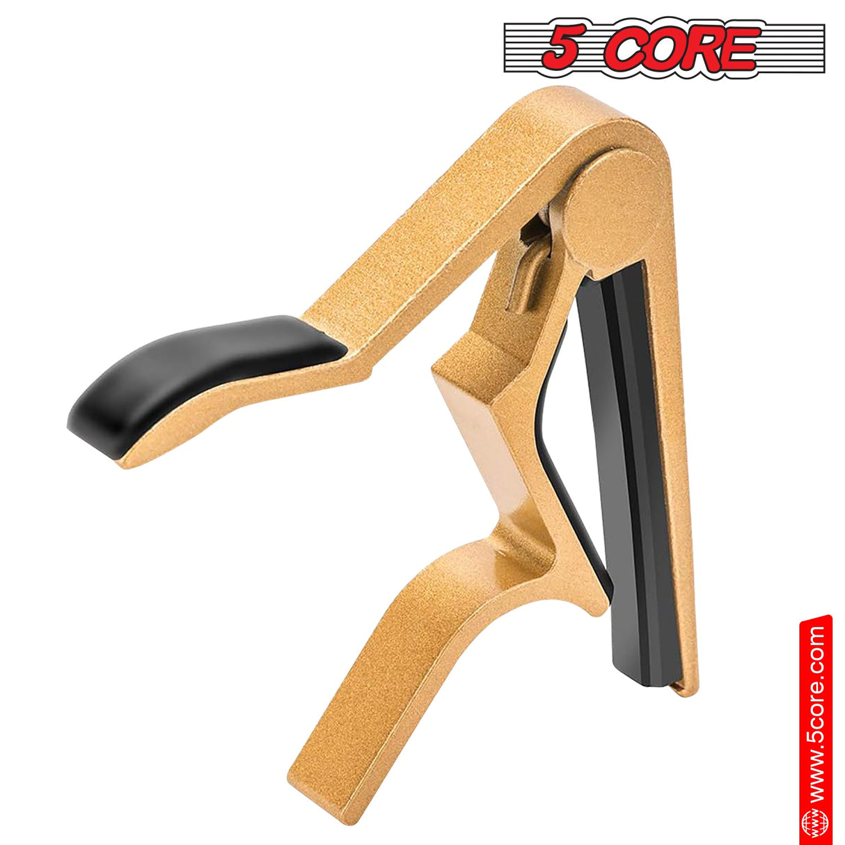 5Core Capo Acoustic Electric Guitar 6 String Kapo Clip For Banjo Mandolin Ukulele GOLD