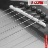 5Core Acoustic Guitar Strings 0.010-0.048 Steel Gauge Heavy Duty w Bright Tone For 6 String Guitars