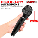 5Core XLR Microphone Dynamic Mic Karaoke Singing Studio Microfono Handheld Mics