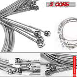 5 Core Bass Guitar Strings Brass Phosphor Bronze Extra Light Gauge Bright Tone 6 String Set