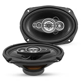5Core 6x9 Car Speaker Pair 800W 4Ohm 2 Way Coaxial Speaker Audio w Super Tweeter Fit for Vehicle