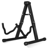 5 Core Guitar Stand A Frame w Soft Foam Arm Non Slip Rubber for Acoustic Electric Bass Ukulele