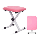 5 Core Keyboard Bench 2" Padded Cushioned Piano Stool Height Adjustable Guitar Seat Folding Portable