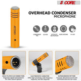 5Core Drum Mic Kit 7 Pcs Kick BassTom Snare Dynamic Microphone Instrument Mics Set Yellow