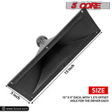 5 Core 15x5 Rectangle Plastic Screw-On Horn 4Pcs for Assorted Speaker Cabinets 34mm Throat