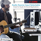 5Core Wireless Microphones w 2 Headset Portable Mini Microfono Inalambricos + Receiver 165ft Range