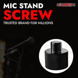 5 Core Mic Stand Adapter 12 Pieces 5/8 Female to 3/8 Male Screw Thread Conversion Connector