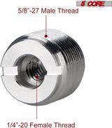 5 Core Mic Stand Adapter 12 Pieces 3/8 Female to 5/8 Male Screw Thread Conversion Connector