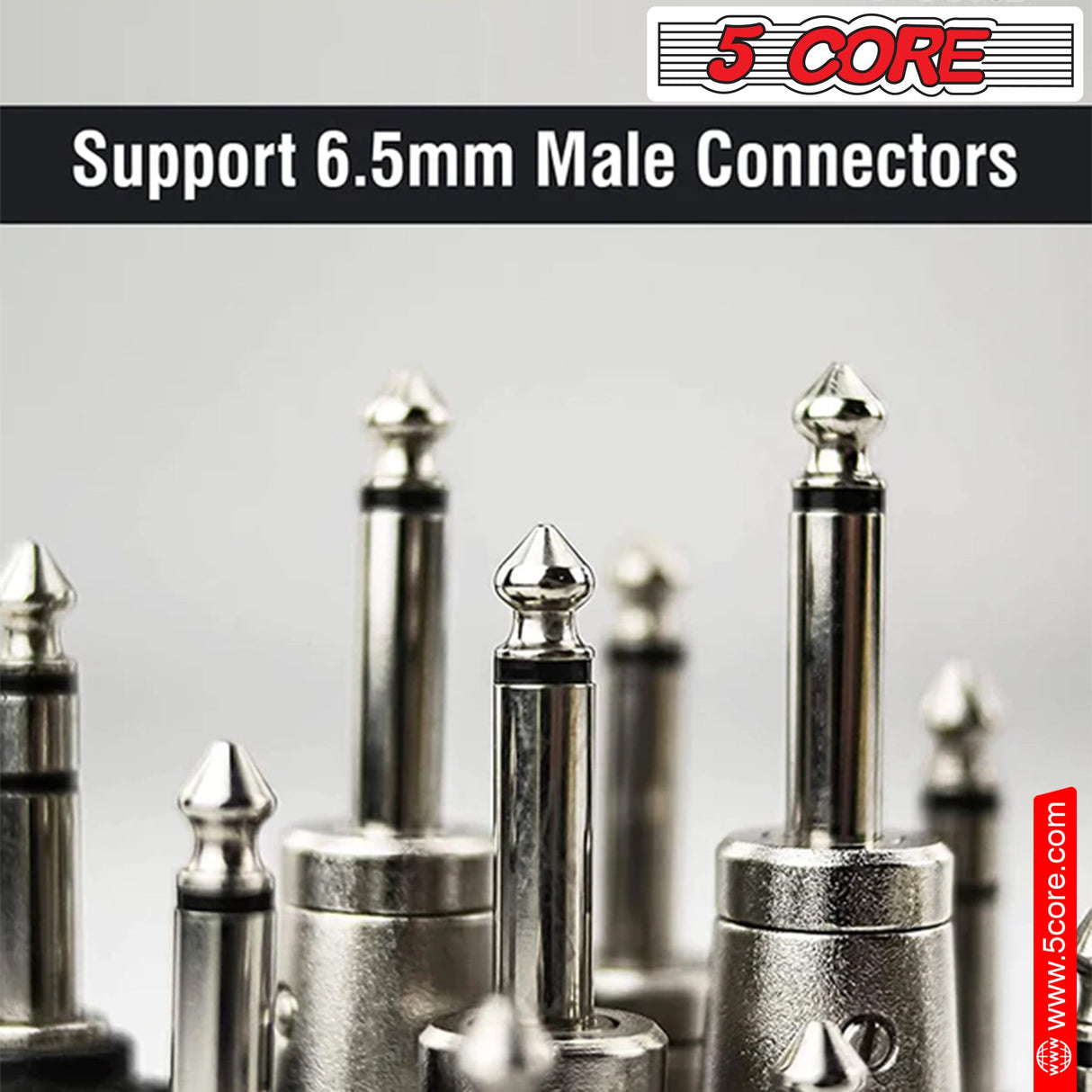 5 Core Speakon Adapter High Quality Audio Jack Male Audio Pin Speaker Adapter Connector