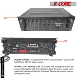 5Core Outdoor Speakers Stereo In Wall 100W Peak Passive Home Audio System