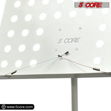 5Core Music Stand For Sheet Music Portable Tripod Adjustable Folding Note Holder WHITE