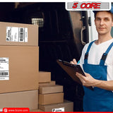 5 Core 4"x6" Direct Thermal Shipping Label/ 4x6 Roll Direct 4000Pcs Perforated paper Sticker/White