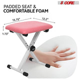 5 Core Keyboard Bench X Style Piano Stool Padded Adjustable Keyboards Chair
