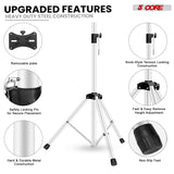 5 Core Speaker Stand Height Adjustable PA DJ Tripod Studio Monitor Stands w 35mm Compatible Insert