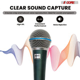 5 Core Microphone Professional Dynamic Mic Karaoke Singing XLR Wired Micrófono
