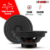 Car audio subwoofer by 5Core designed for strong, punchy bass performance