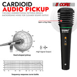 5Core XLR Microphone Dynamic Mic Karaoke Singing Studio Mics Handheld Microfono