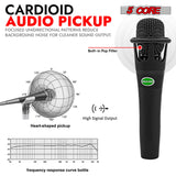 5Core XLR Microphone Dynamic Mic Karaoke Singing Studio Mics Handheld Microfono