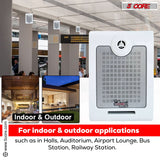 5Core Outdoor Speakers Stereo In Wall 500W Peak Passive Home Audio System