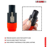 5 Core Speakon Adapter 6 Pack High Quality Audio Jack Male Audio Pin Speaker Adapter Connector