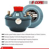 5 Core Compression Driver 500W Peak Aluminium Tweeter Diaphragm 16 Ohm Throat Twist Horn Speaker